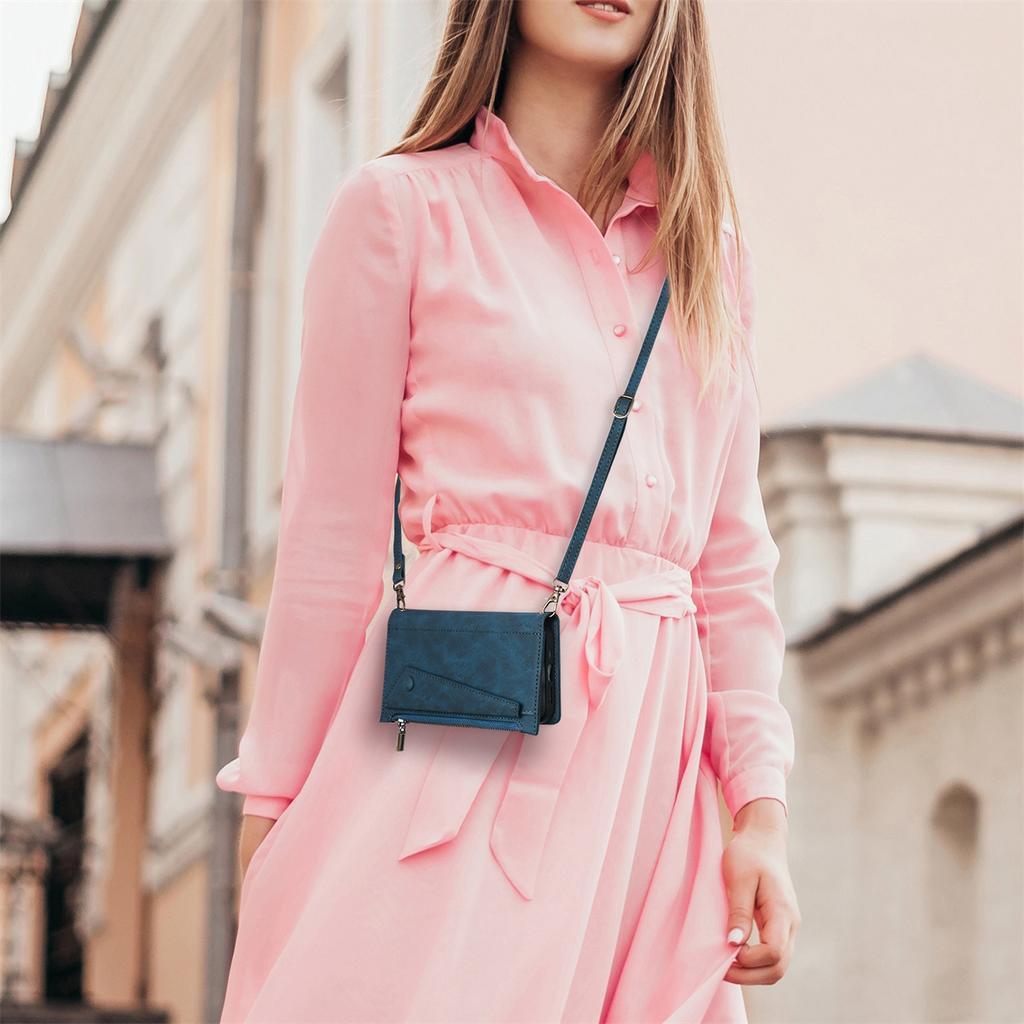 For Oppo Reno10/Reno9/Reno7...Realme11/Realme9/C21/C15/C55...Oppo A94/A74...Retro Frosted Leather Multi Card Wallet Anti Theft Brush Design Phone Case