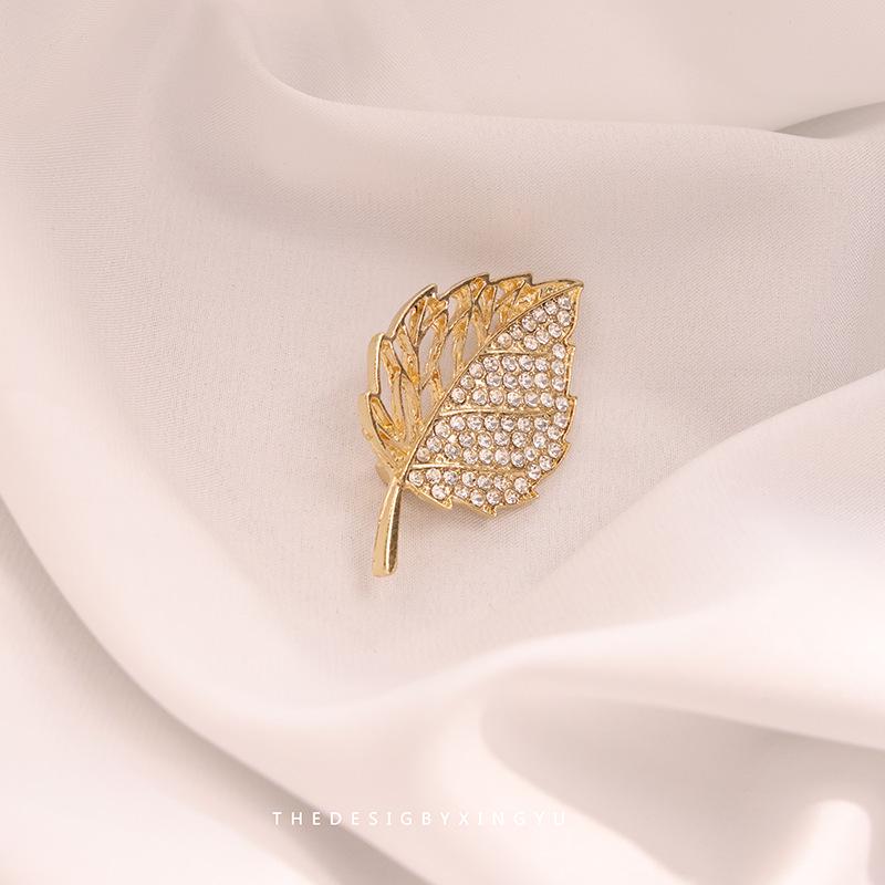 Элегантная брошь в виде золотого жемчужного колоса: Универсальный, Высококлассный Аксессуар для Женщин