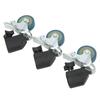 3pcs 22mm Swivel Caster Wheels Set for Photography Light Stand Studio Photo Video Shooting Locking