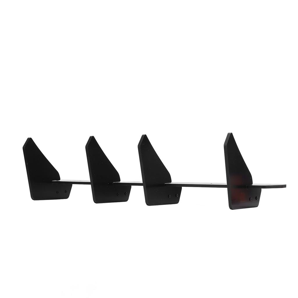 Задний бампер, диффузор, спойлер, глянцевый черный, спортивный вид, комплект для заднего бампера, губа, обвес для MK6 Standard 