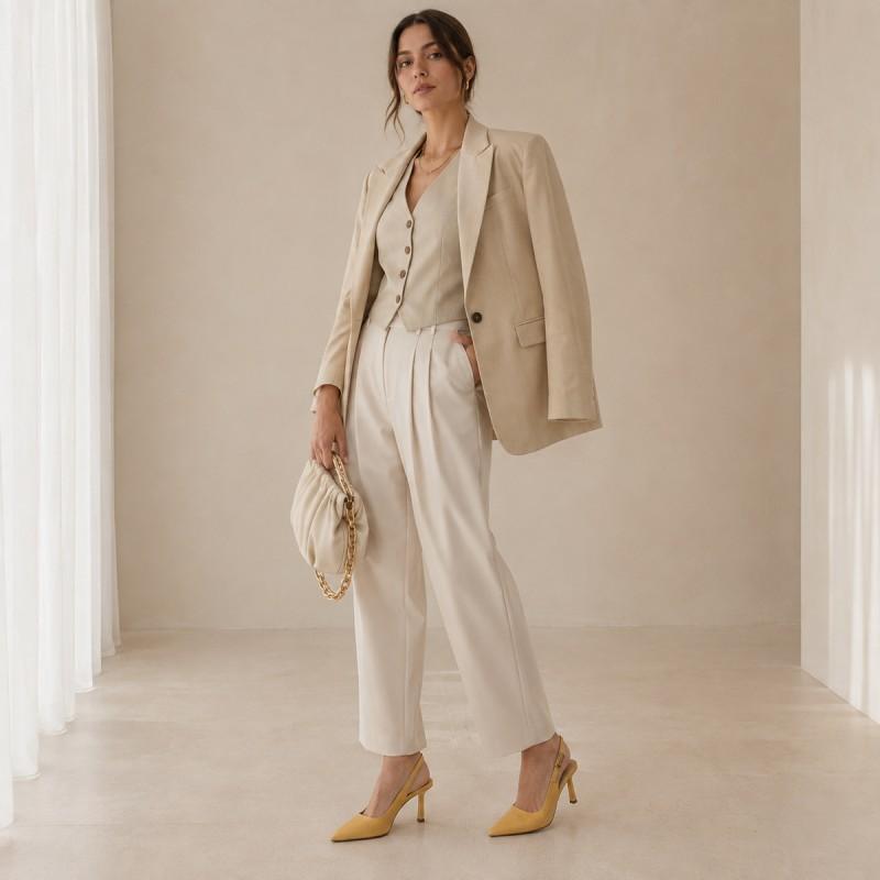 Zapato De Tacón Destalonado Para Mujer. Montevita Saloneza 105292