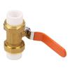 Латунный шаровой кран для трубы с двойным фитингом для горячей сварки PPR 3/4"BSP DN20