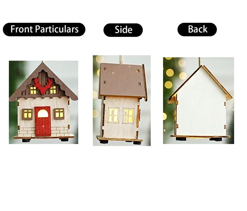 Рождество, Деревянный набор для творчества, Игрушки-головоломки, Для детей и взрослых, Праздничные украшения