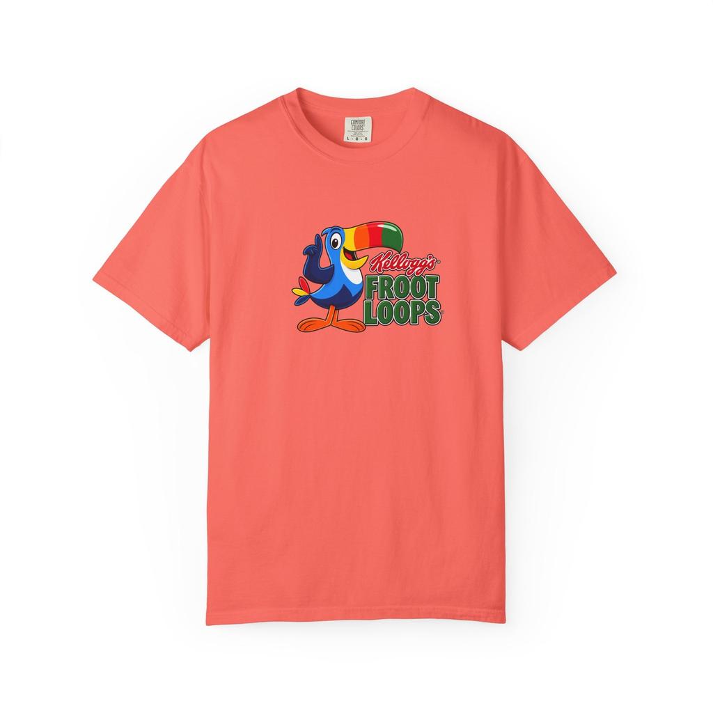 Toucan Fruit Loops T-shirt | Retro Cereal Mascot Graphic Tee