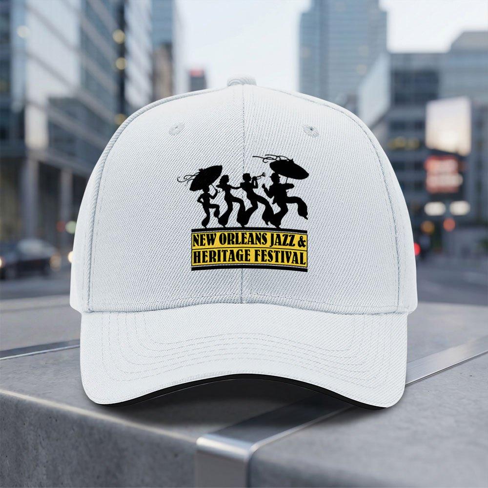 New Orleans Jazz Heritage Festival Baseball Cap Adjustable Lightweight Breathable Nola Themed Gift