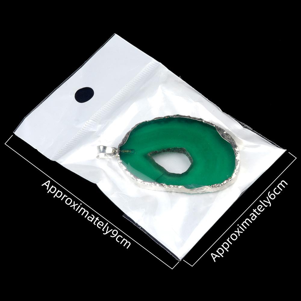 Natural Stones Agate Crystal Pendant Gold Plated Gemstone Druzy Necklace Pendants for Women Fashion Jewelry
