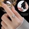Кольцо Banyan Tree S925 Silver Moissanite Water Drop Ring - Изысканный легкий роскошный дизайн