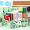 Multi-color file rack folder storage box desktop file box multi-functional file basket multi-layer shelf office bookshelf