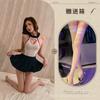 New sexy love hollow neck uniform skirt sexy charm Internet celebrity secretary dress up sexy lingerie