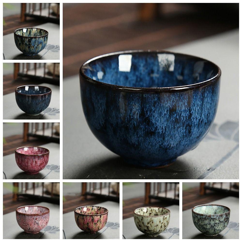 Kung Fu Ceramic Teacup Crude Pottery Tea Bowl Creative Drinkware