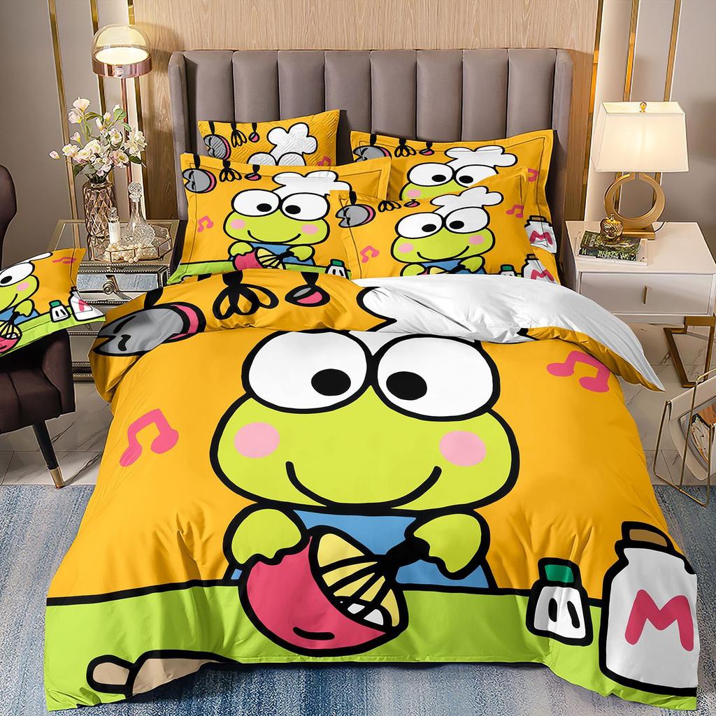 Cartoon Children'S Animation Bedding Three-Piece Set 3D Digital Printing Quilt Cover
