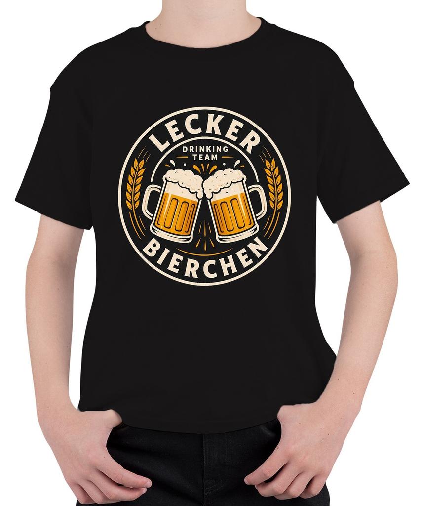Delicious Beer Drinking Team Drinking Funny Lederhosen Dirndl JGA Kids T-Shirt