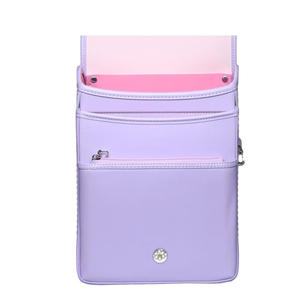 Coulomb School Latest Lightweight Airlite for Girls and Elementary School Pearl Fabric with Reflective Full Available in and Purple Full Backpack,