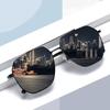 Non-polarized Fashion Leisure Sunglasses for Men and Women Classic Metal Frame Polygon Driving Sunglasses