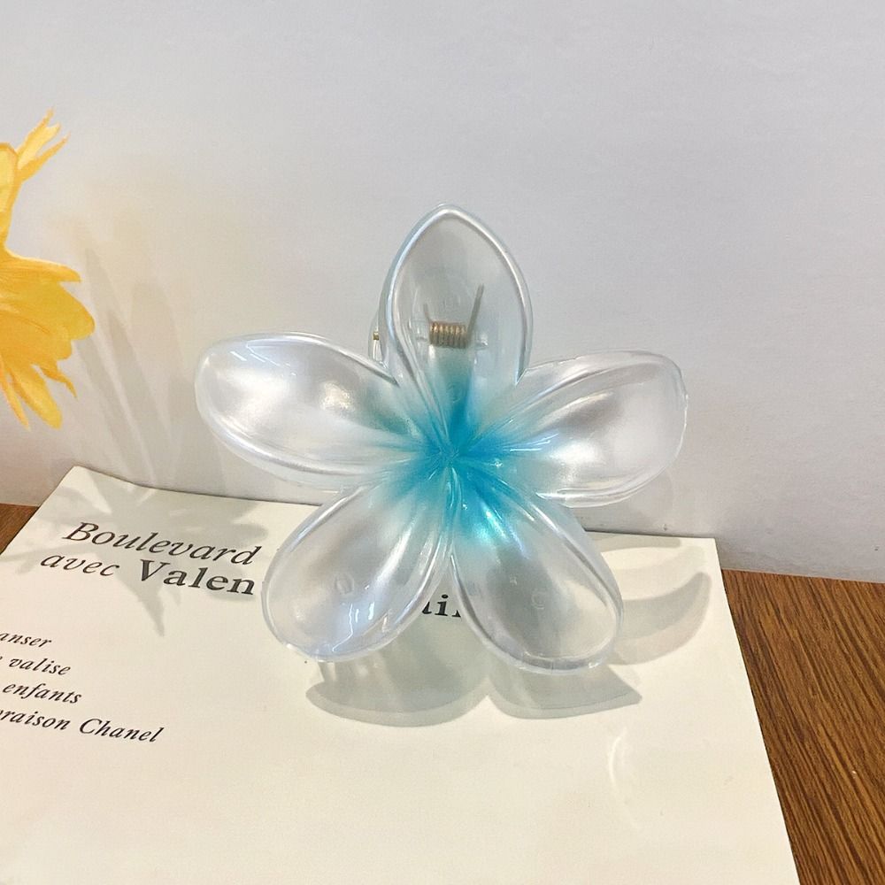 Plumeria Flower Shape Hairpins Bohemian Styling Hair Clip Colorful Hair Claw  Girls