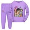 Kpop Witch Hunt Saja Boys Cute Comfortable Soft Printed Boys Girls Long Sleeve Versatile Fashion Pajama Set