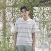 [Lacoste] Men's Open Collar Pin Stripe Short Sleeve Sweater Polo Shirt PH396E-56GXFJ