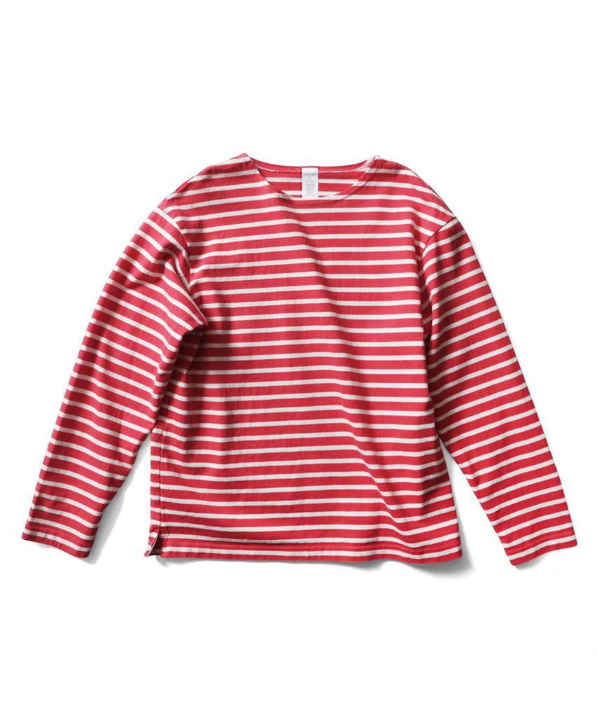 THOMASMORE New Venetian Striped Tee - Coral Red