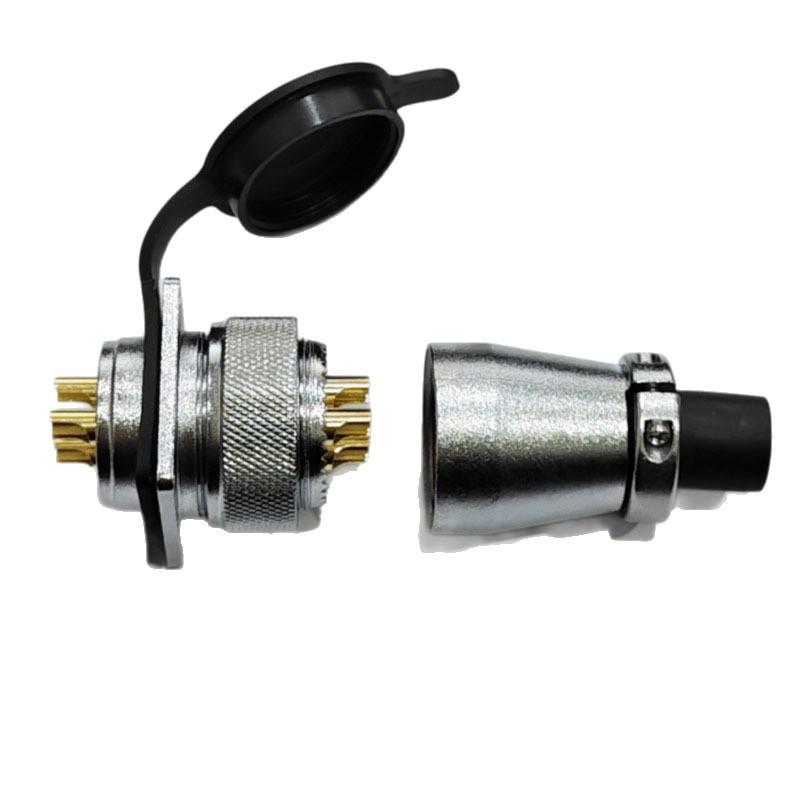 WS28 Reverse Mount Square Base Aviation Socket Connector, 26-Pin