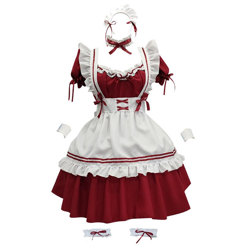 Womens Cute Lolita Maid Costume - Anime-Inspired Lolita Suit Dress
