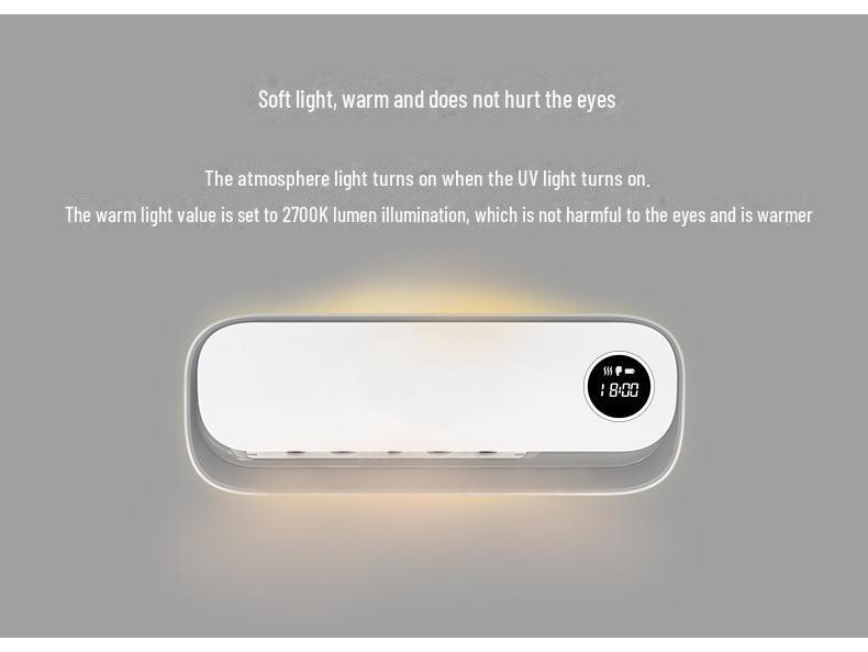 УФ-стерилизатор для зубных щеток в корейском стиле: Интеллектуальный цикл воздушной сушки с защитой от ультрафиолета