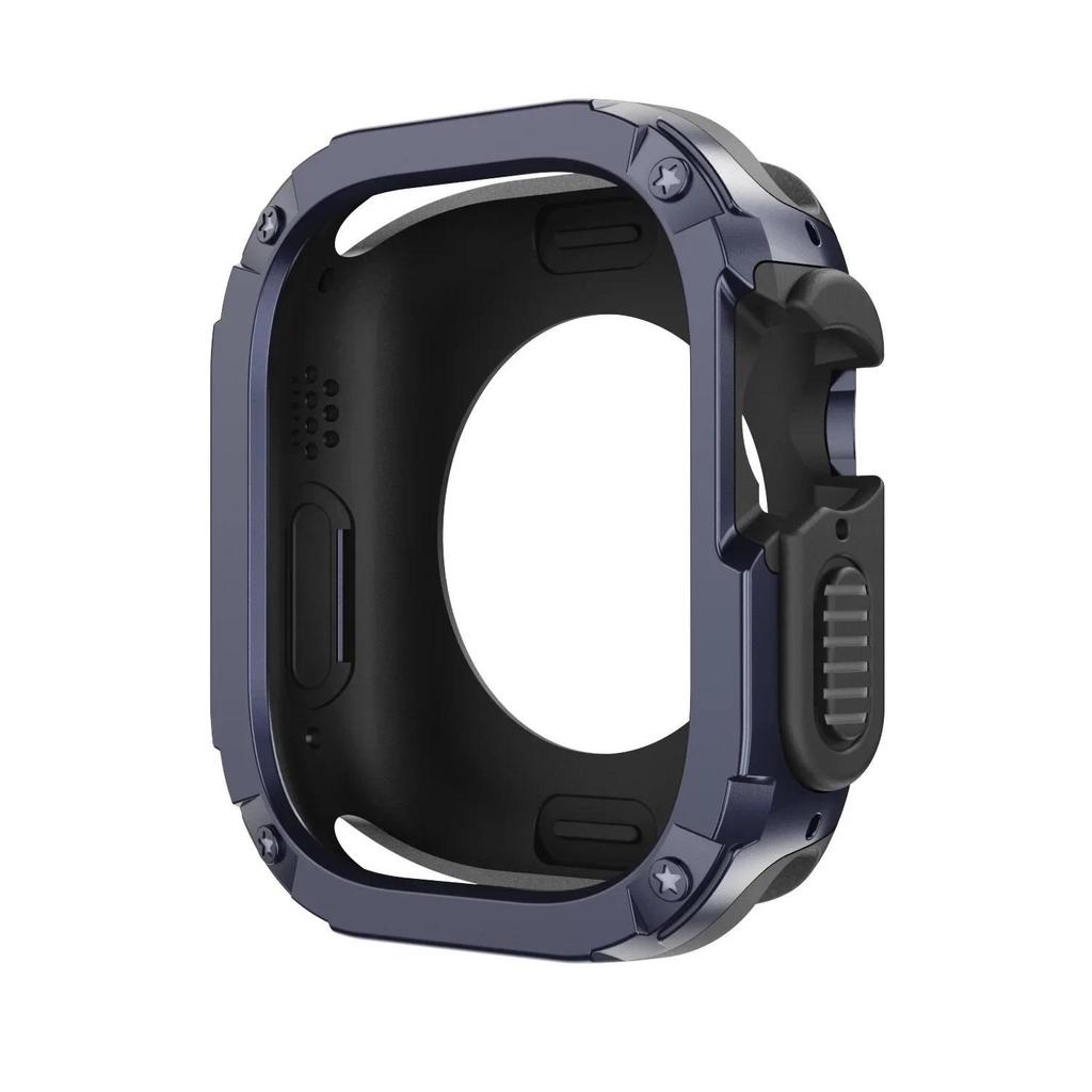 Чехол 2 в 1 для Apple Watch Series 10/9/8/7/SE/6/5/4 Ultra 46 мм 42 45 40 44 49 мм TPU + PC Ударопрочный Защитный Бампер для iwatch