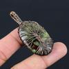 Tree Of Life Dragon Blood Jasper Gemstone Pure Copper Wire Wrapped Handmade Pendant Jewelry For Gift