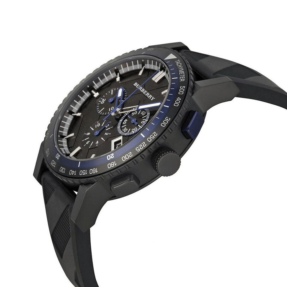 Burberry BU9806 The City Black Chronograph Men's Watch