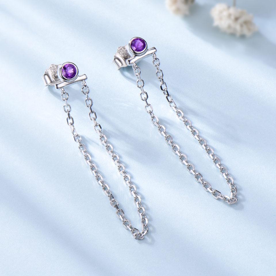 Umcho Длинные серьги из стерлингового серебра 925 пробы для женщин, висячие серьги для женщин, романтические висячие серьги, роскошный подарок для вечеринки