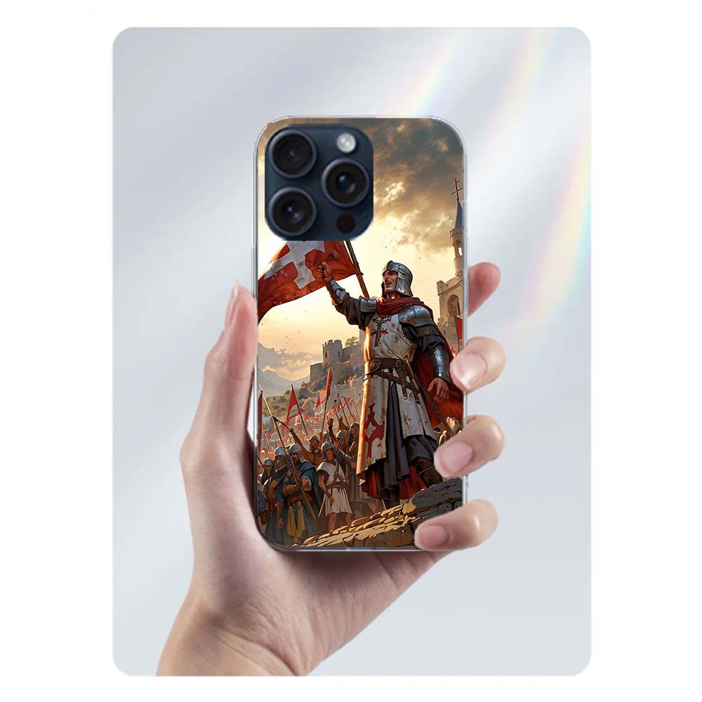 The Bright Red Crusade Clear Phone Case For Iphone 17 Air 16 Pro Max 15 Pro 14 Plus 17E 16E 11 13 12 Mini Cover Cases Fundas Cel