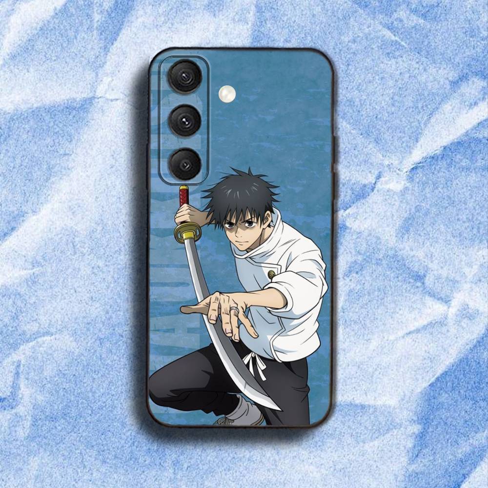 O-Okkotsu YutaS Phone Case For Samsung S 25,24,23,22,30,21,10,9,Ultra,Plus,Lite,FE,4,5G Black Soft Case