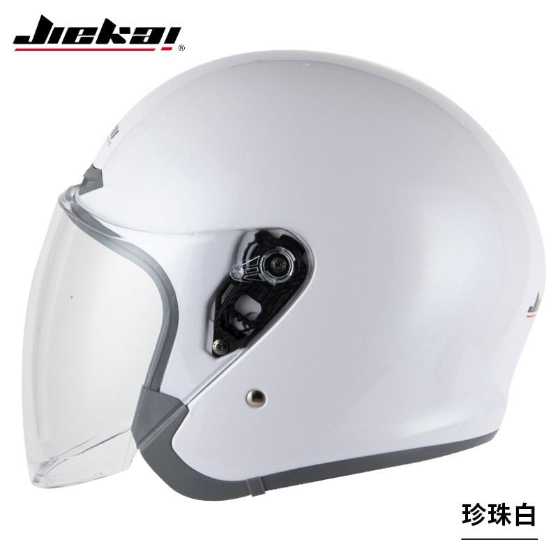 Open Face Motorcycle Helmet Adults ABS Safety With Single Visor Scooter Electric Bike Riding