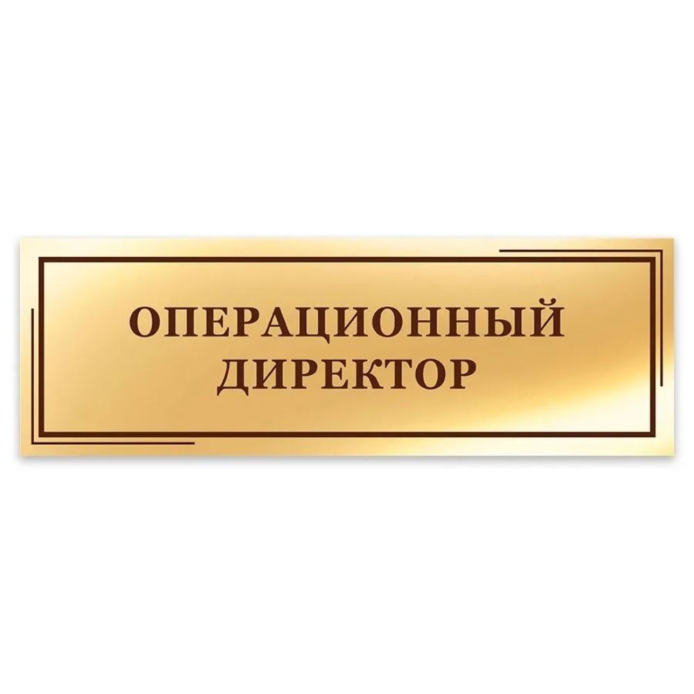 Дверной знак: Технический директор 40x10см