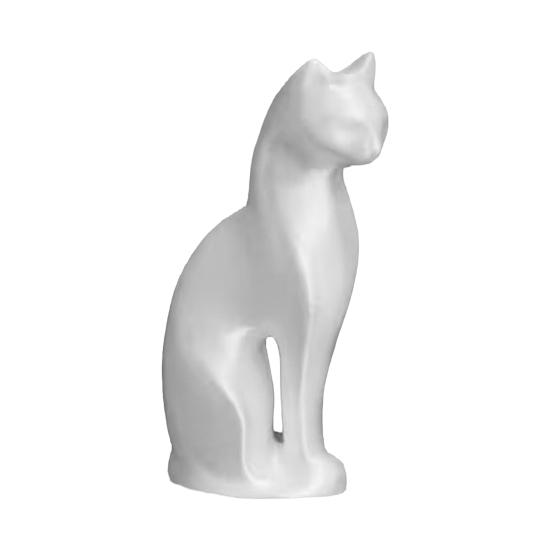 Фигурка кошки, Маленькая скульптура кошки, напечатанная на 3D-принтере, Коллекционная фигурка животного, Настольное украшение для домашней полки, Подарки для любителей кошек