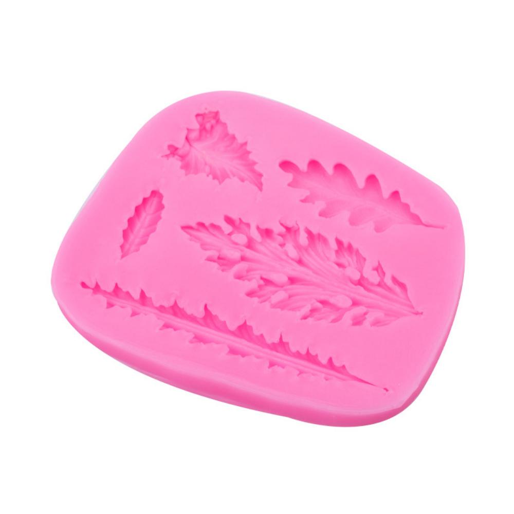 Декоративная классическая коллекция листьев, силиконовая форма для помадки, торта, шоколадная форма