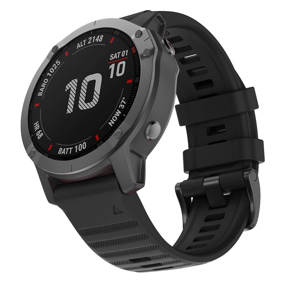 Ремешок для часов 26/22 мм для Garmin Fenix ​​7 7s 7x 6 6S 6X Pro 5 5X 5S 5S Plus 3HR 935, силиконовый ремешок Fenix6, ремешок для часов Easyfit