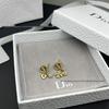 Retro D-Style Asymmetrical Colorful Clover Heart Star Diamond Earrings for Women - Niche Design by CD