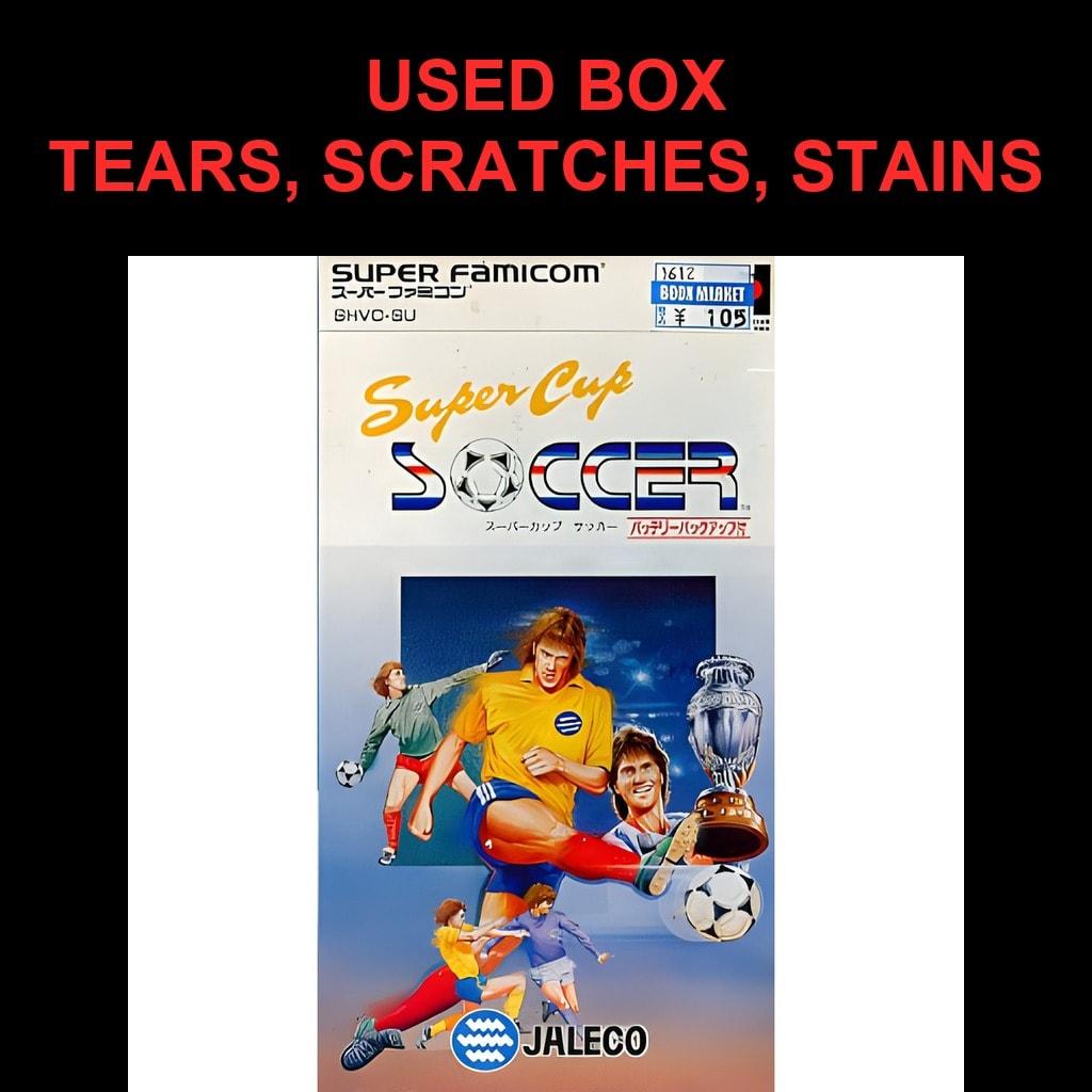 Used Super Cup Soccer SFC SNES Super Famicom tested working Nintendo NTSC-J Super Nintendo Cartridge