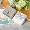 4pcs-Gift Box - Bow Small Jewelry Box Ring, Earrings, and Necklace Storage Box