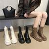 [В наличии] Мартинсы на толстой подошве 2025 осень и зима новые ботинки челси короткие ботинки женские ботинки толстый каблук небольшой подъем