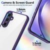 Чехол Camera LED Protective Clear Acrylic Back Case для Samsung iPhone Xiaomi Redmi для Samsung Galaxy S25 S24 Ultra S23 FE A56 A36 A55 A35, силиконовый чехол из ТПУ