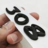 New 3D ABS Chrome Black Logo 308 Emblem Letters Sticker Car Rear Trunk Badge For Peugeot 308 SW GT Line GTI T9 T7 P5 Accessories