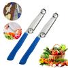 Peeling Fruit Cutter Set Adjustable Stainless Steel Blade Quick Cutting Tool with Safety Spring Convenient Kitchen Gadget