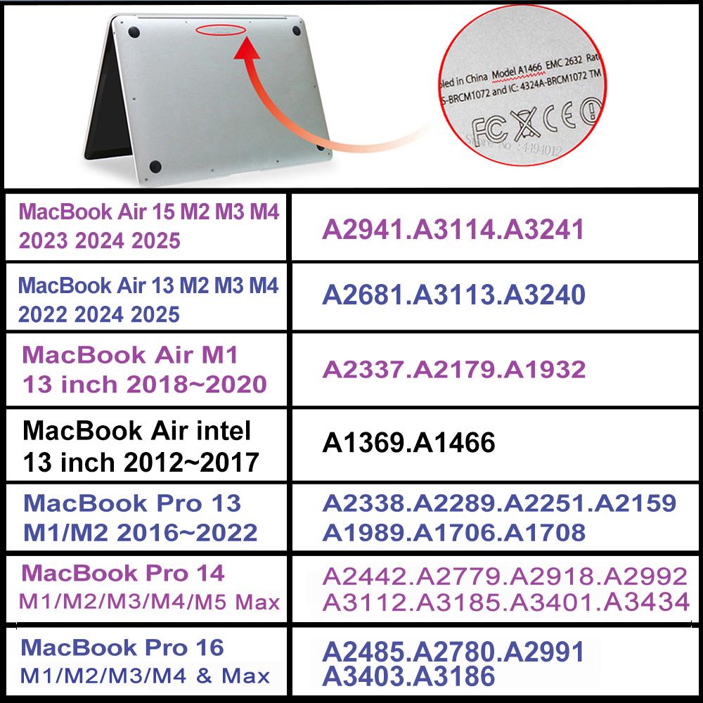 Чехол Space Star для Macbook Pro 14 M5 с TPU краем Funda для MacBook Air 13 M4 Pro 14 16 M3 Air 15 M2 Крышка для ноутбука Аксессуары