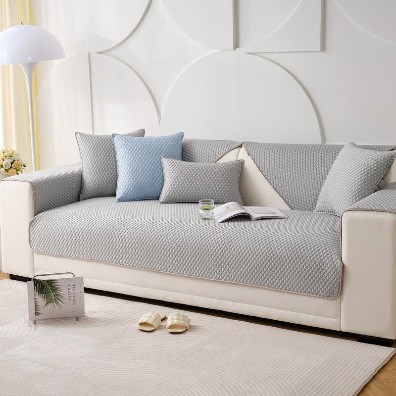 Cool Feeling Ice Silk Sofa Cushion Summer Cool Feeling Love Cushion Summer Non-Slip Sofa Cover Cover Cloth