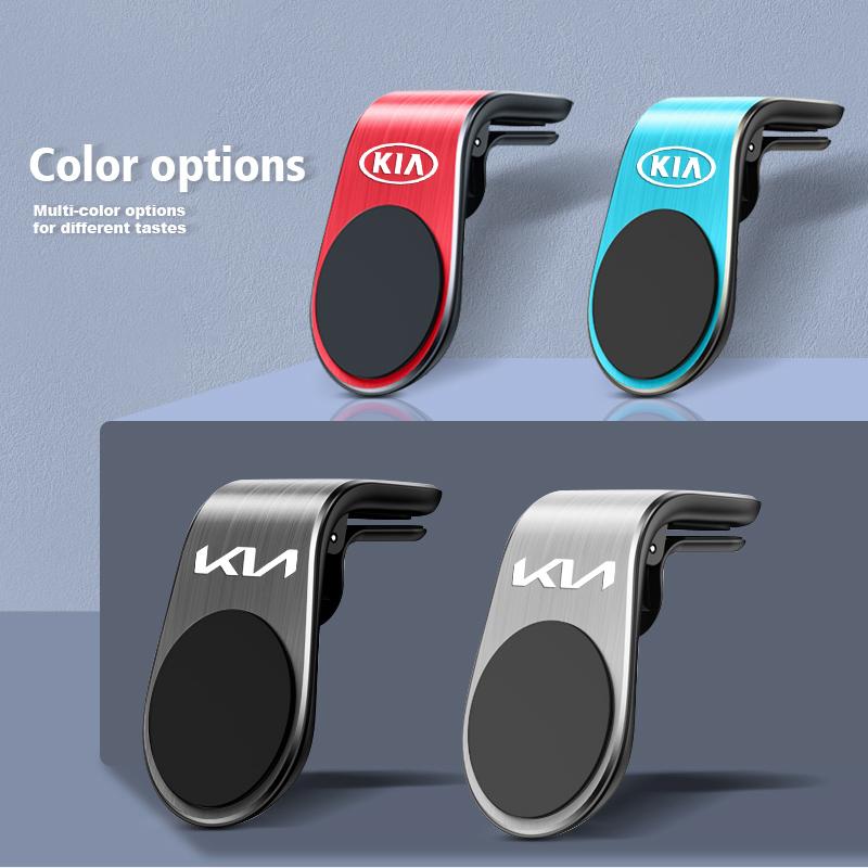 DFIB1 Magnetic Car Phone Holder GPS Navigator Stand Valve Stem For KIA K5 K9 Sorento Ceed Sportage Carnival Stinger Forte Niro Cadenza