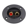 Square Pillar Speaker Cable Hole 48-75) Box Circle 2 Copper (install Wire Junction Acoustic Terminal Binding Post Support Amt
