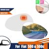 2PSC For Fiat 500 500C 2007-2023 Left&Right Side Mirror Rearview Mirror Lens Assessory Heated Waterproof Anti Glare Large Vision