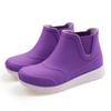 Fashion Winter Rain Shoes Women Waterproof Shoes Short Tube Plush Non-slip Rain Boots Adult Outdoor Waterproof Car Wash Shoes for Woman