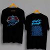 Живой Daft Punk Тур 1997 Хлопковая футболка с коротким рукавом Полный размер S-5XL FH324 Унисекс футболка